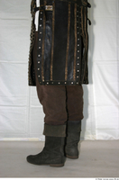  Photos Medieval Brown Vest on white shirt 2 Historical Clothing brown vest leather vest leg lower body medieval vest 0008.jpg